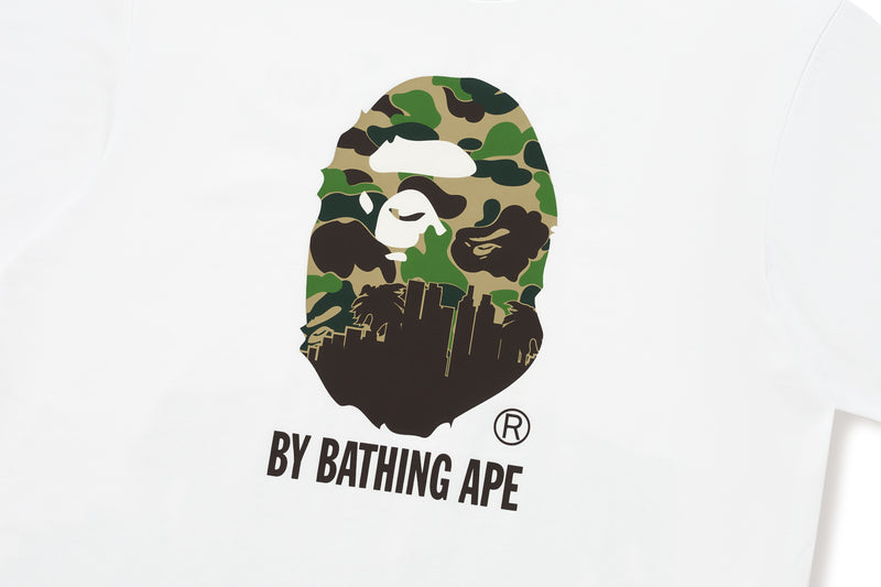 BAPE X JEFF HAMILTON - ABC CAMO BY BATHING APE MULTI LOGO RELAXED FIT TEE