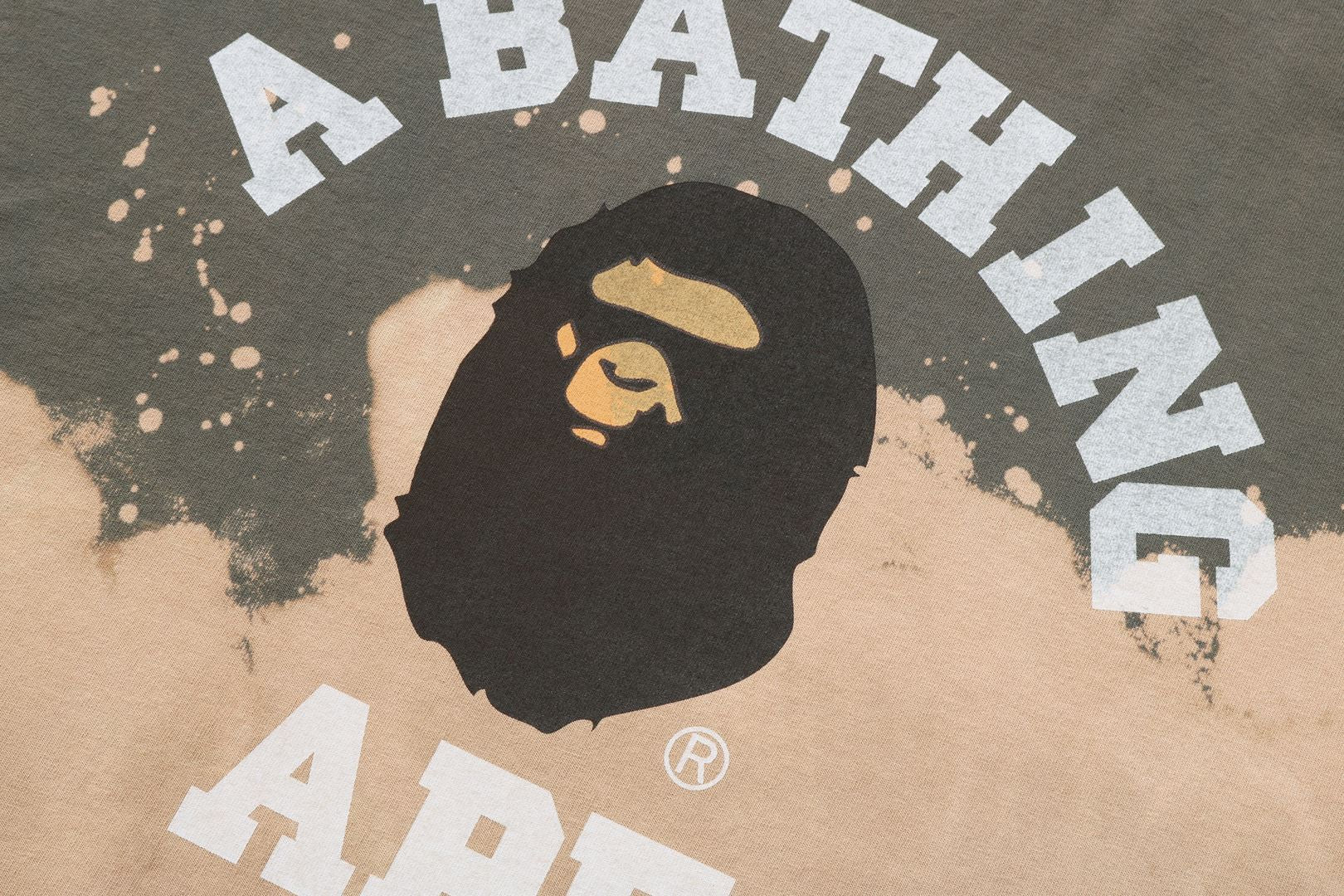 A BATHING APE® Tie Dye College Relaxed Fit Tee | Bape official