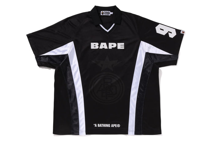 MULTI LOGO RELAXED FIT SOCCER JERSEY