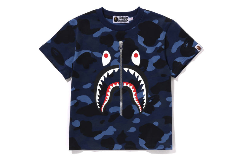 COLOR CAMO SHARK MINI TEE LADIES