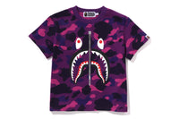 COLOR CAMO SHARK MINI TEE LADIES