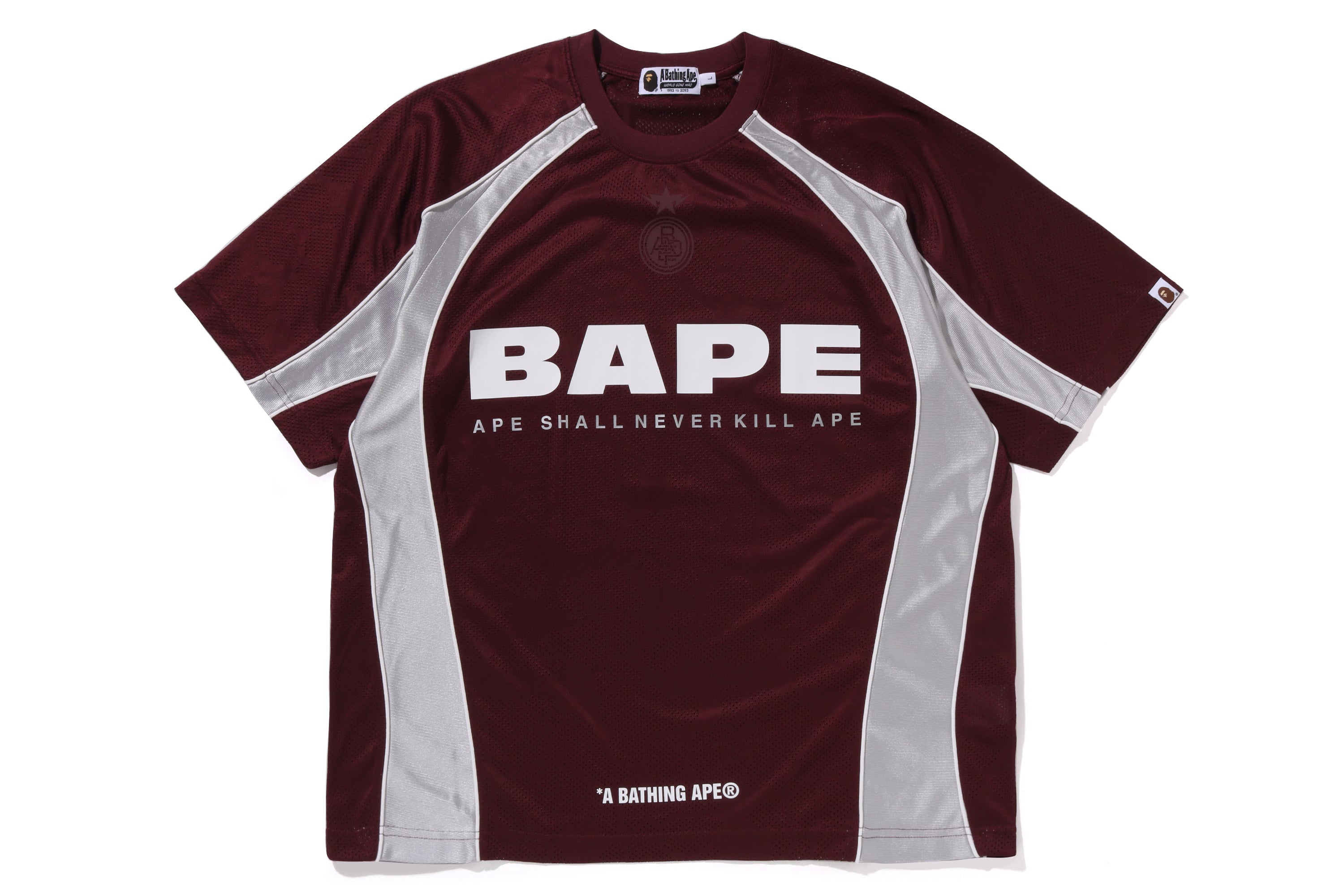 A BATHING APE® Solid Camo Jacquard Multilogo Relaxed Fit Football
