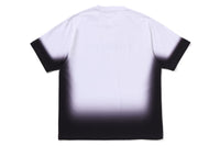 SPRAY PRINT BATHING APE LOGO RELAXED FIT TEE MENS