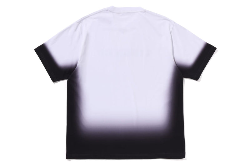 SPRAY PRINT BATHING APE LOGO RELAXED FIT TEE MENS