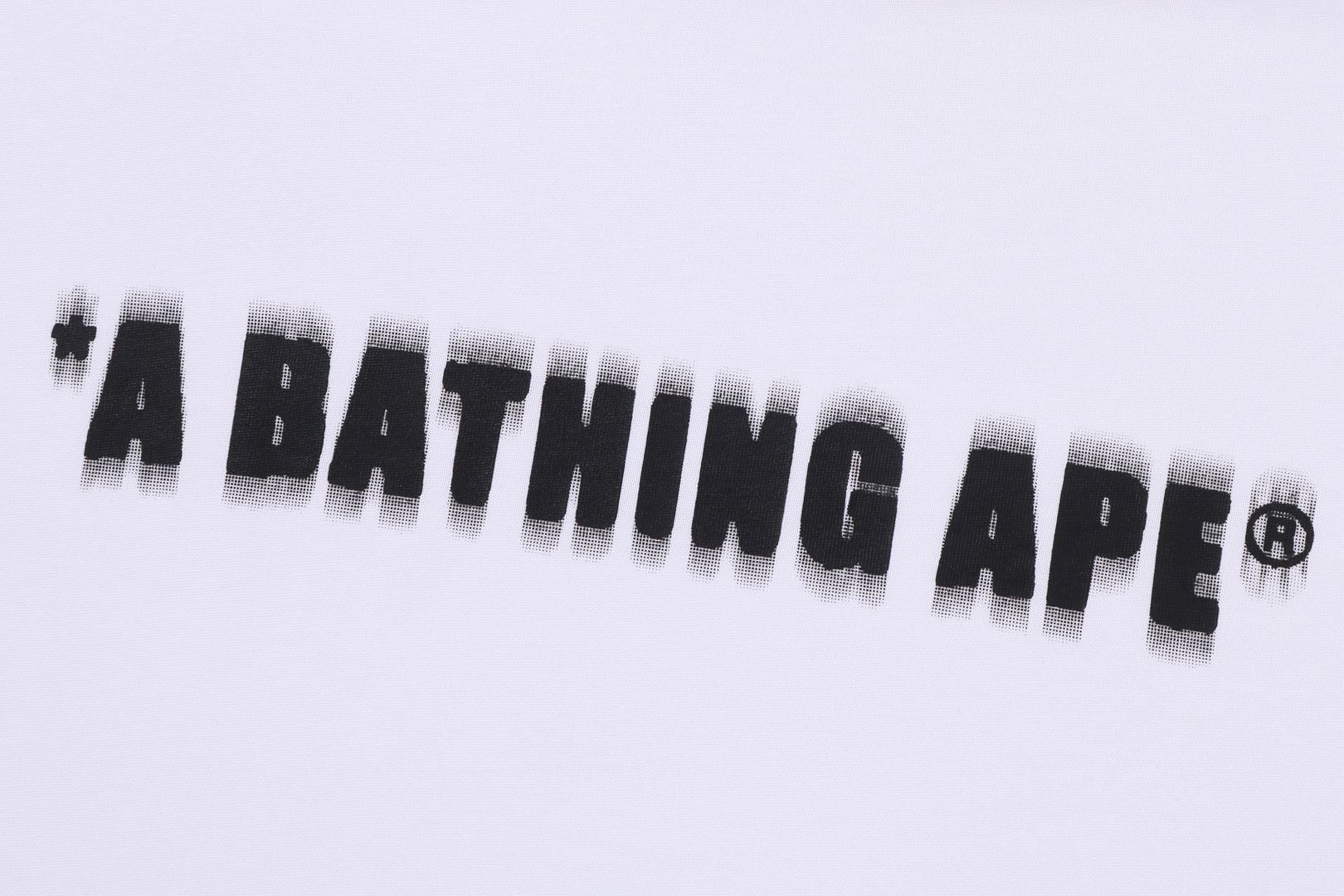 A BATHING APE® Spray Print Bathing Ape Logo Relaxed Fit Tee | Bape