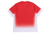 SPRAY PRINT BATHING APE LOGO RELAXED FIT TEE MENS