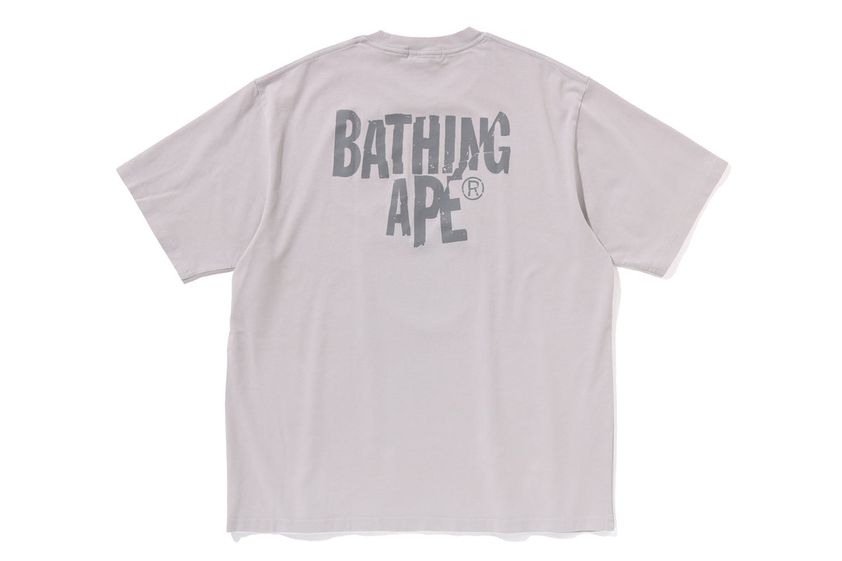 HEAVY WASHED APE HEAD RELAXED FIT TEE