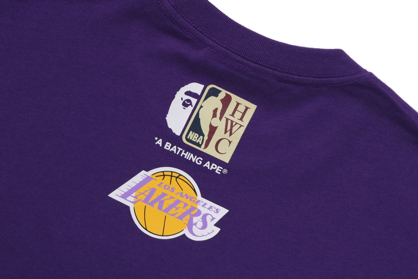 A BATHING APE® BAPE X M&N NBA - Los Angeles Lakers Tee | Bape