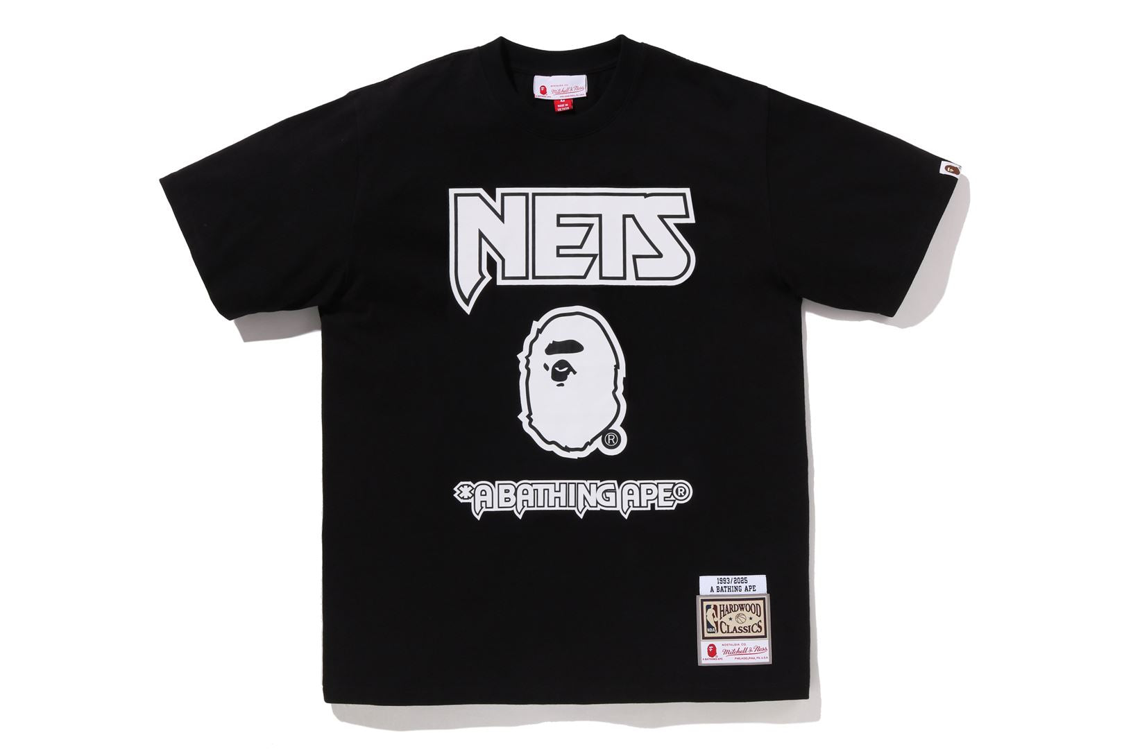 A BATHING APE® BAPE X M&N NBA - New Jersey Nets Tee | Bape