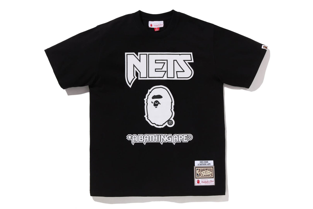 BAPE X M&N NBA - NEW JERSEY NETS TEE