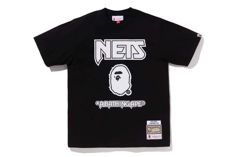 BAPE X M&N NBA - NEW JERSEY NETS TEE
