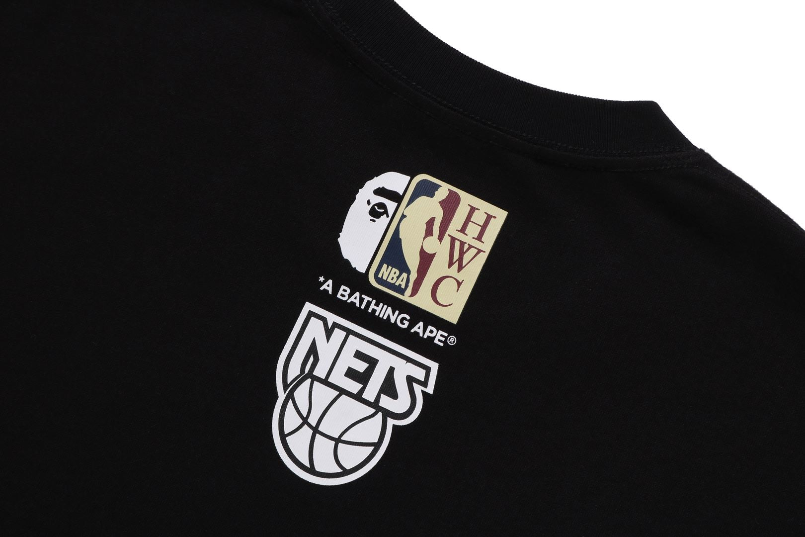 A BATHING APE® BAPE X M&N NBA - New Jersey Nets Tee | Bape
