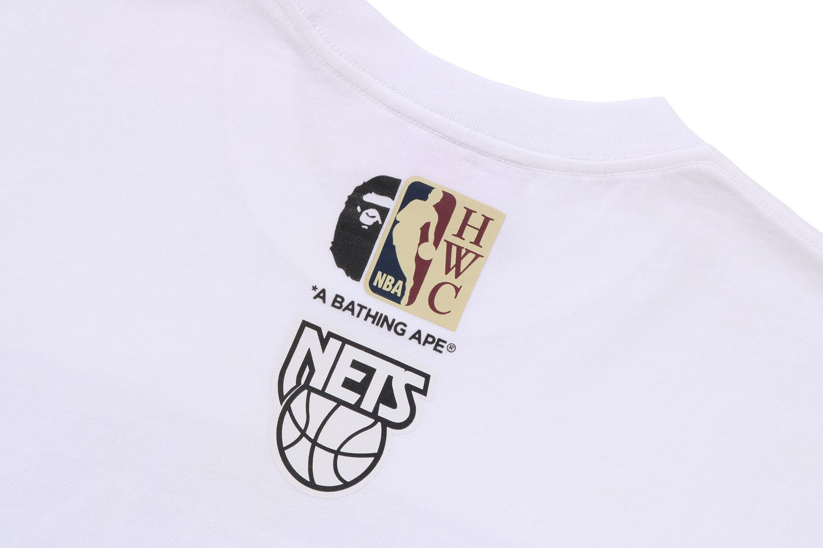 A BATHING APE® BAPE X M&N NBA - New Jersey Nets Tee | Bape