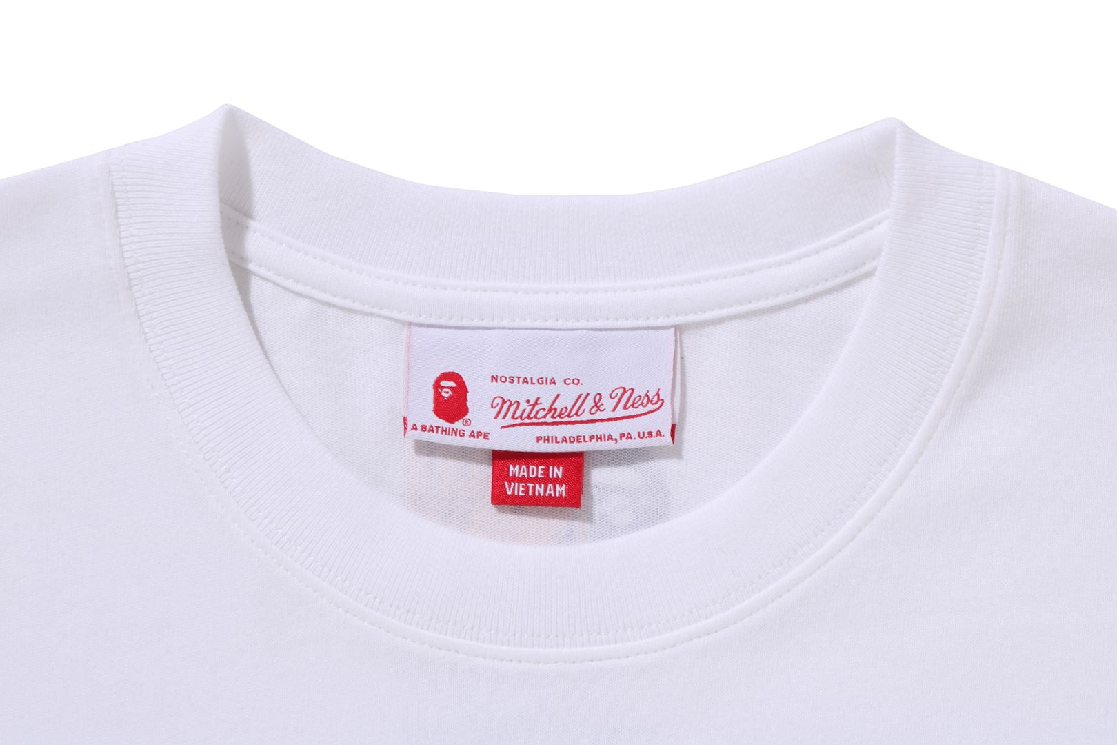 A BATHING APE® BAPE X M&N NBA - New Jersey Nets Tee | Bape