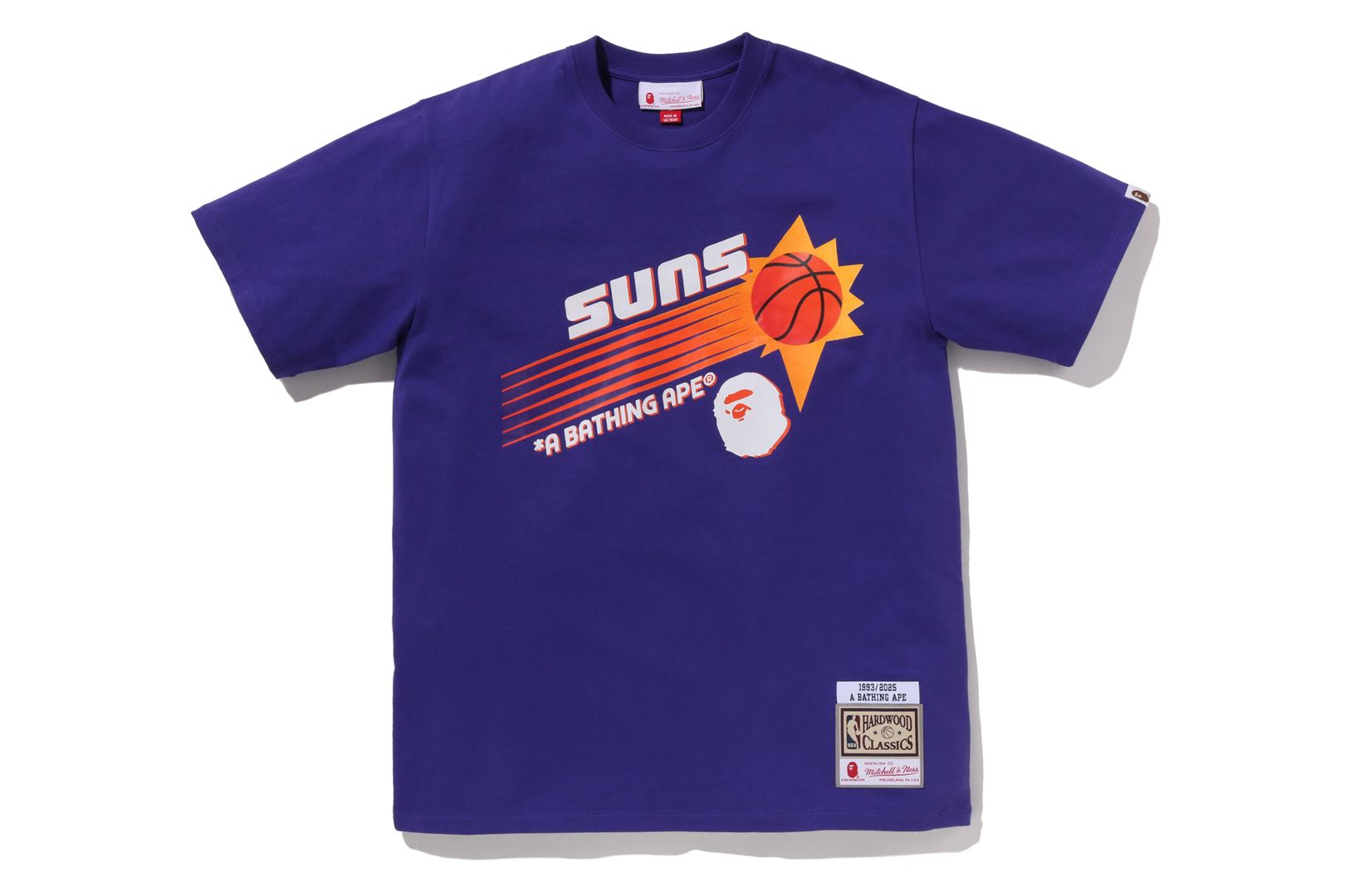 A BATHING APE® BAPE X M&N NBA - Phoenix Suns Tee | Bape official
