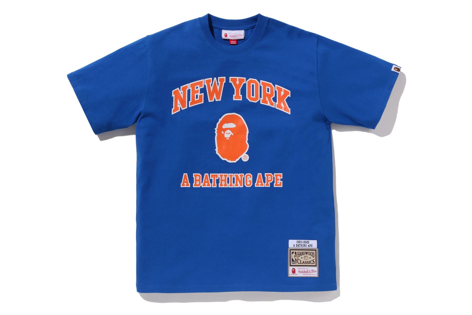 A BATHING APE® BAPE X M&N NBA - New York Knicks Tee | Bape