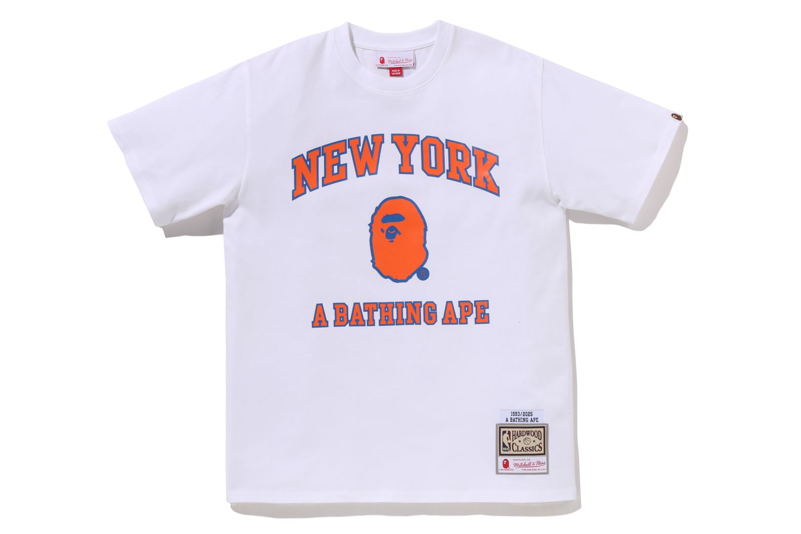 A BATHING APE® BAPE X M&N NBA - New York Knicks Tee | Bape