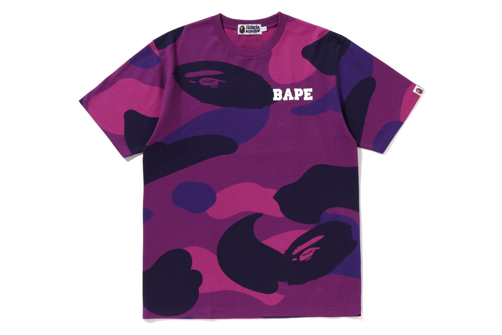 A BATHING APE® Mega Color Camo Relaxed Fit Tee | Bape official