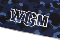 BAPE MENS COTTON COLOR CAMO SHARK T-SHIRT