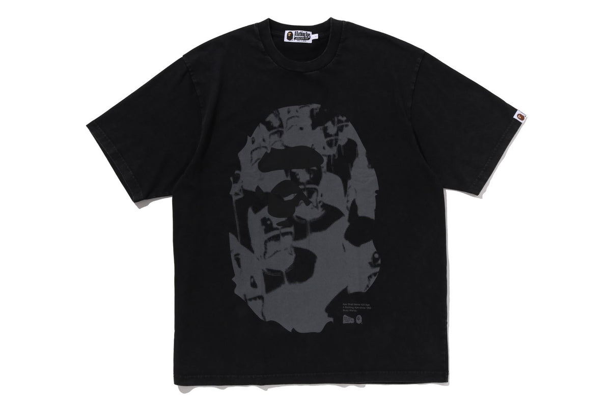 APE HEAD HEAVY WASHED RELAXED FIT TEE