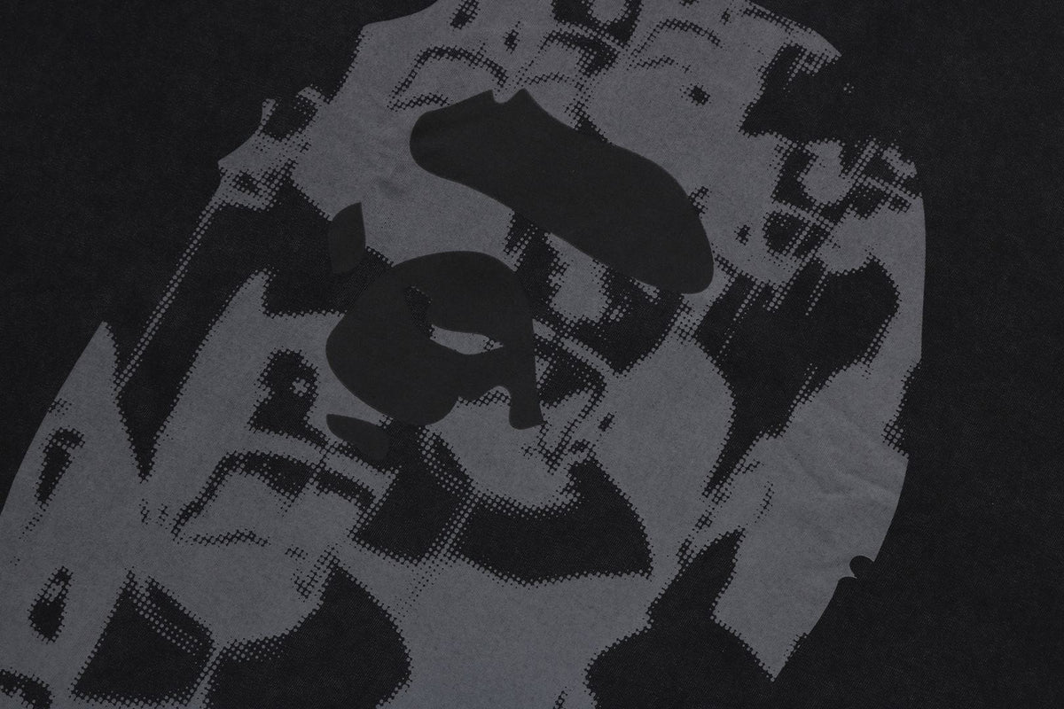 APE HEAD HEAVY WASHED RELAXED FIT TEE