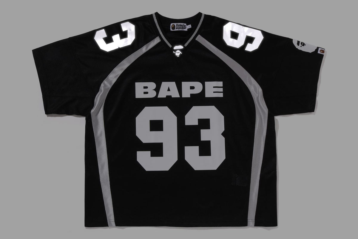 LINE CAMO JACQUARD RELAXED FIT FOOTBALL JERSEY