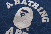 INDIGO DYED CLOUD CAMO COLLEGE RELAXED FIT TEE