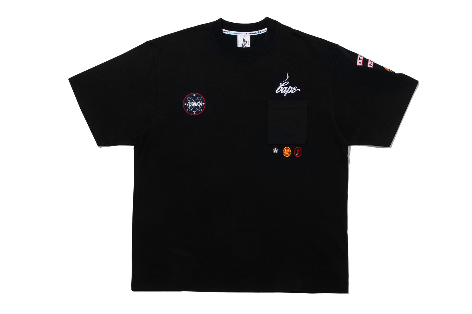 A BATHING APE® BAPE By Kazuki Kuraishi Multi Patch Military Tee