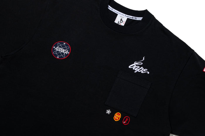 BAPE X KAZUKI KURAISHI MUTI PATCH MILITARY TEE