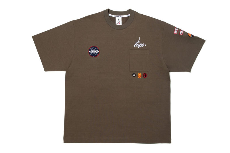 BAPE X KAZUKI KURAISHI MUTI PATCH MILITARY TEE