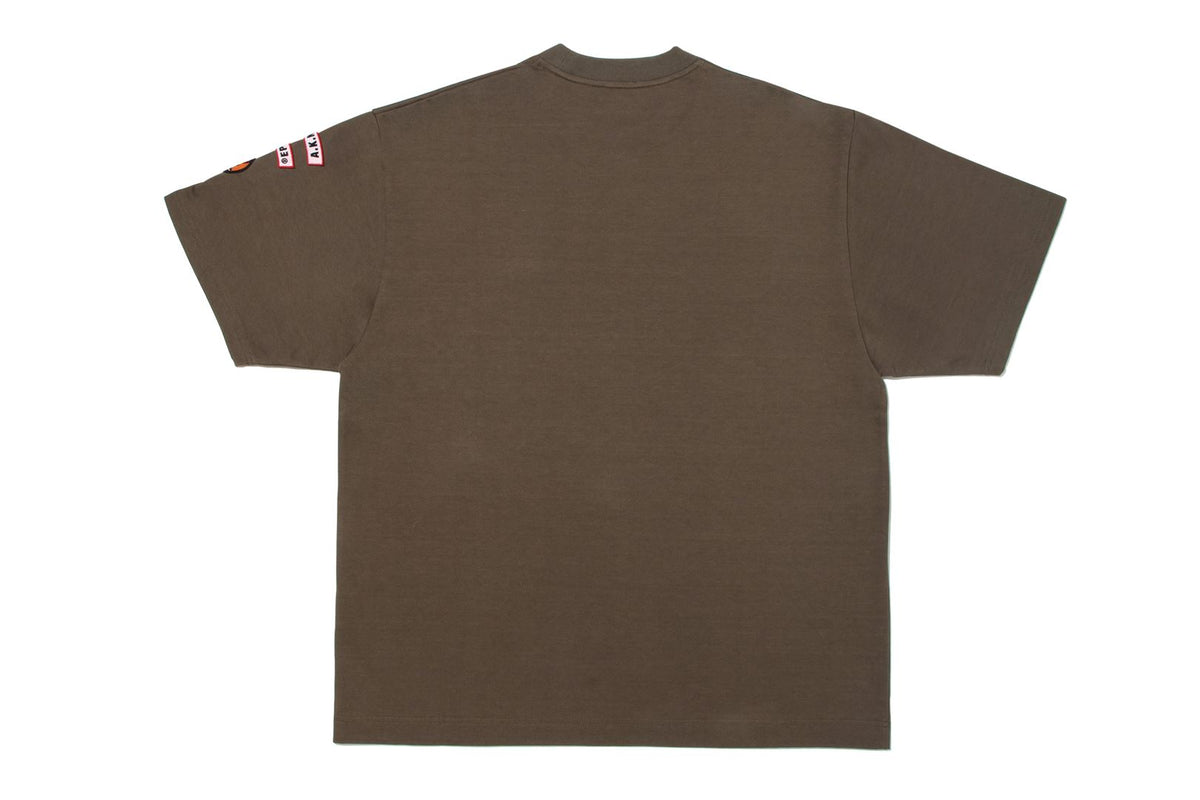 BAPE X KAZUKI KURAISHI MUTI PATCH MILITARY TEE