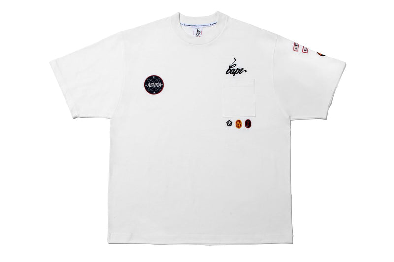 BAPE X KAZUKI KURAISHI MUTI PATCH MILITARY TEE
