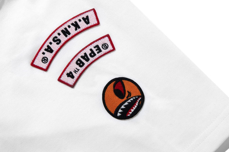BAPE X KAZUKI KURAISHI MUTI PATCH MILITARY TEE