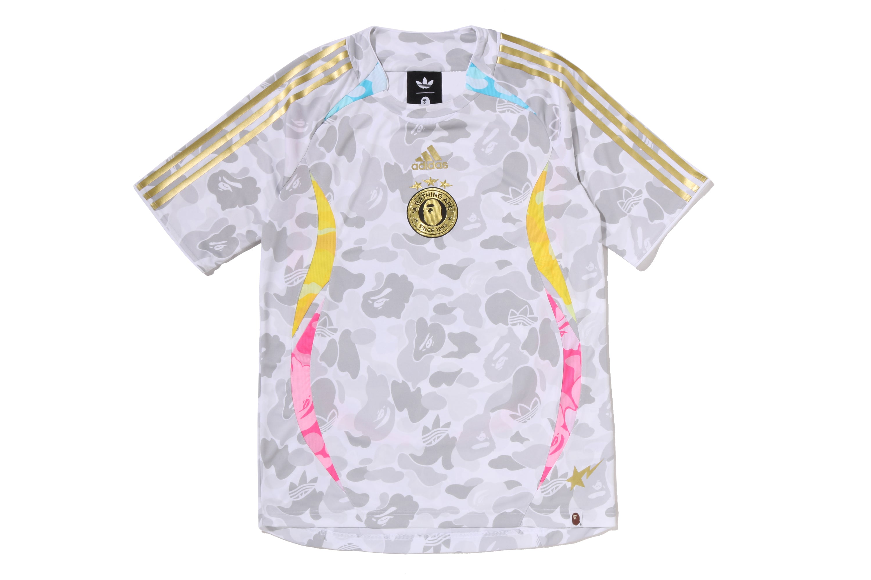 A BATHING APE® X Adidas SS26 World Cup Collection Away Jersey