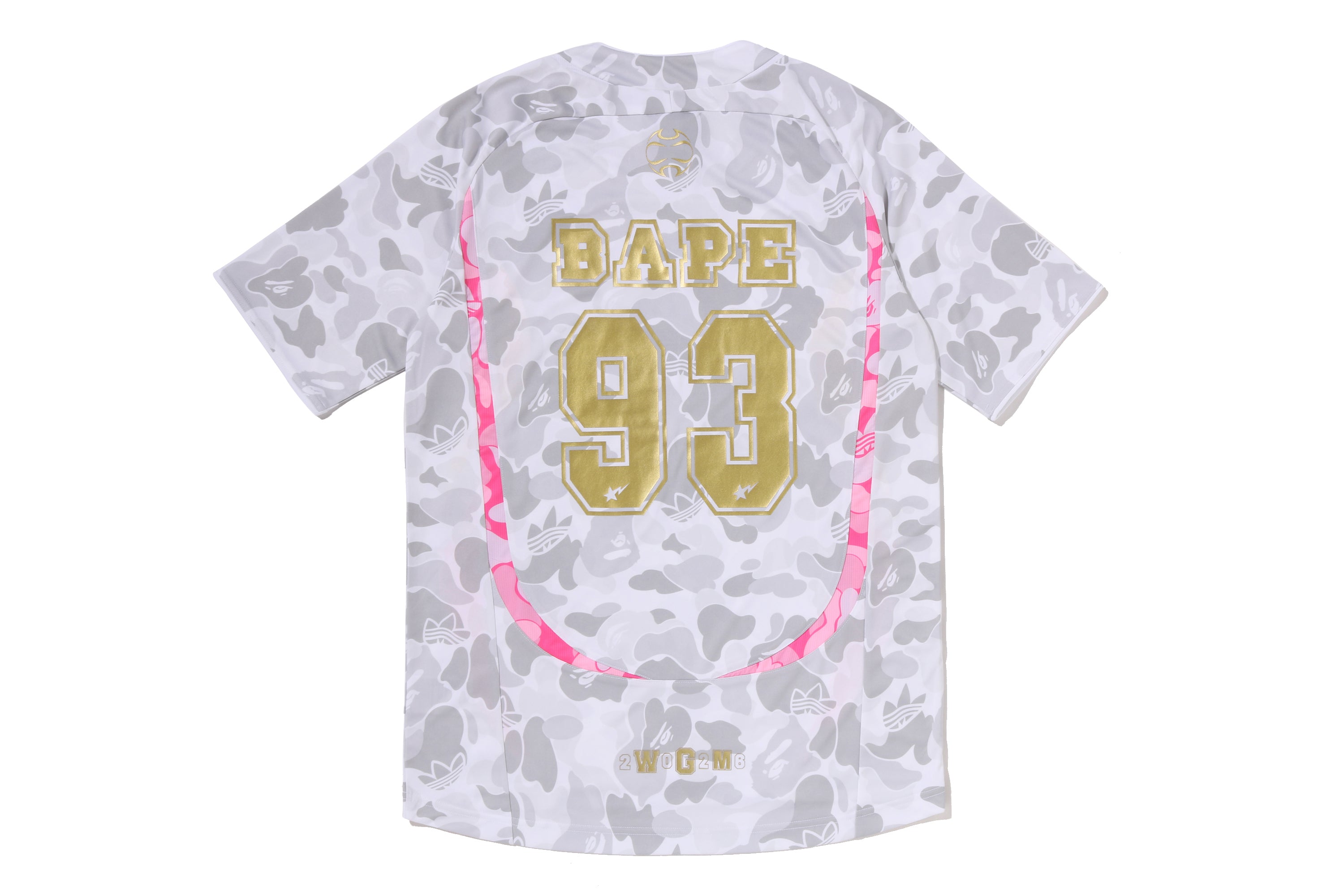 A BATHING APE® X Adidas SS26 World Cup Collection Away Jersey