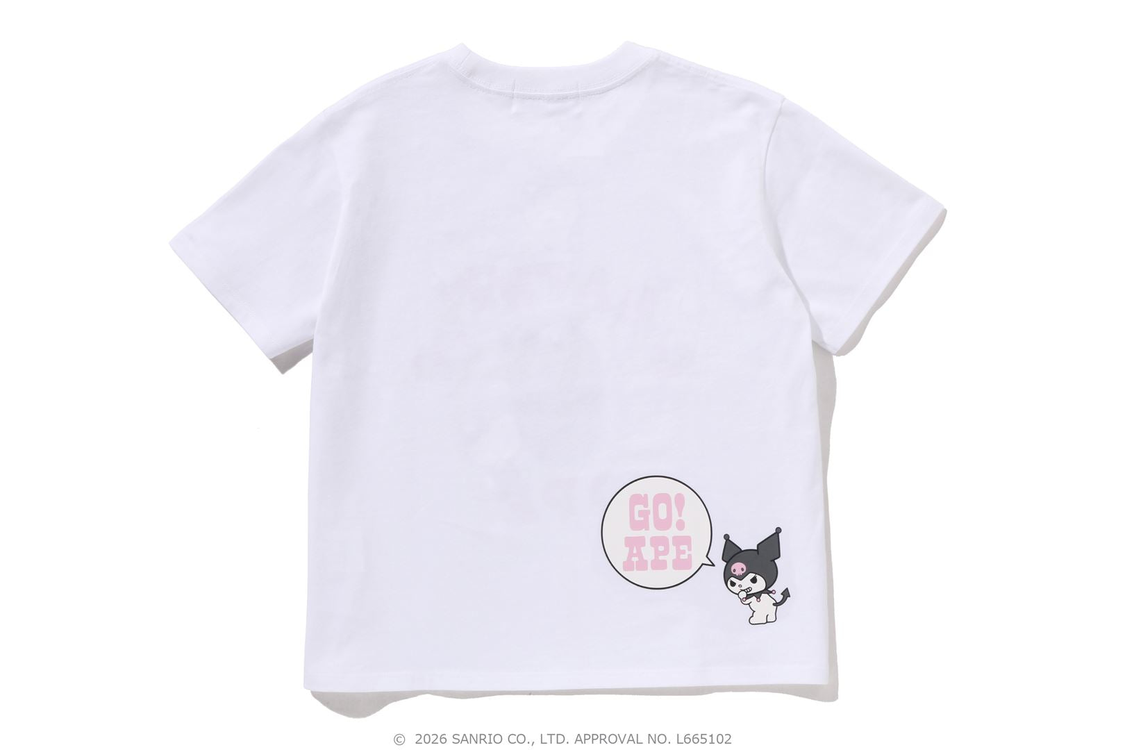 A BATHING APE® BAPE X Kuromi College Mini Tee | Bape official