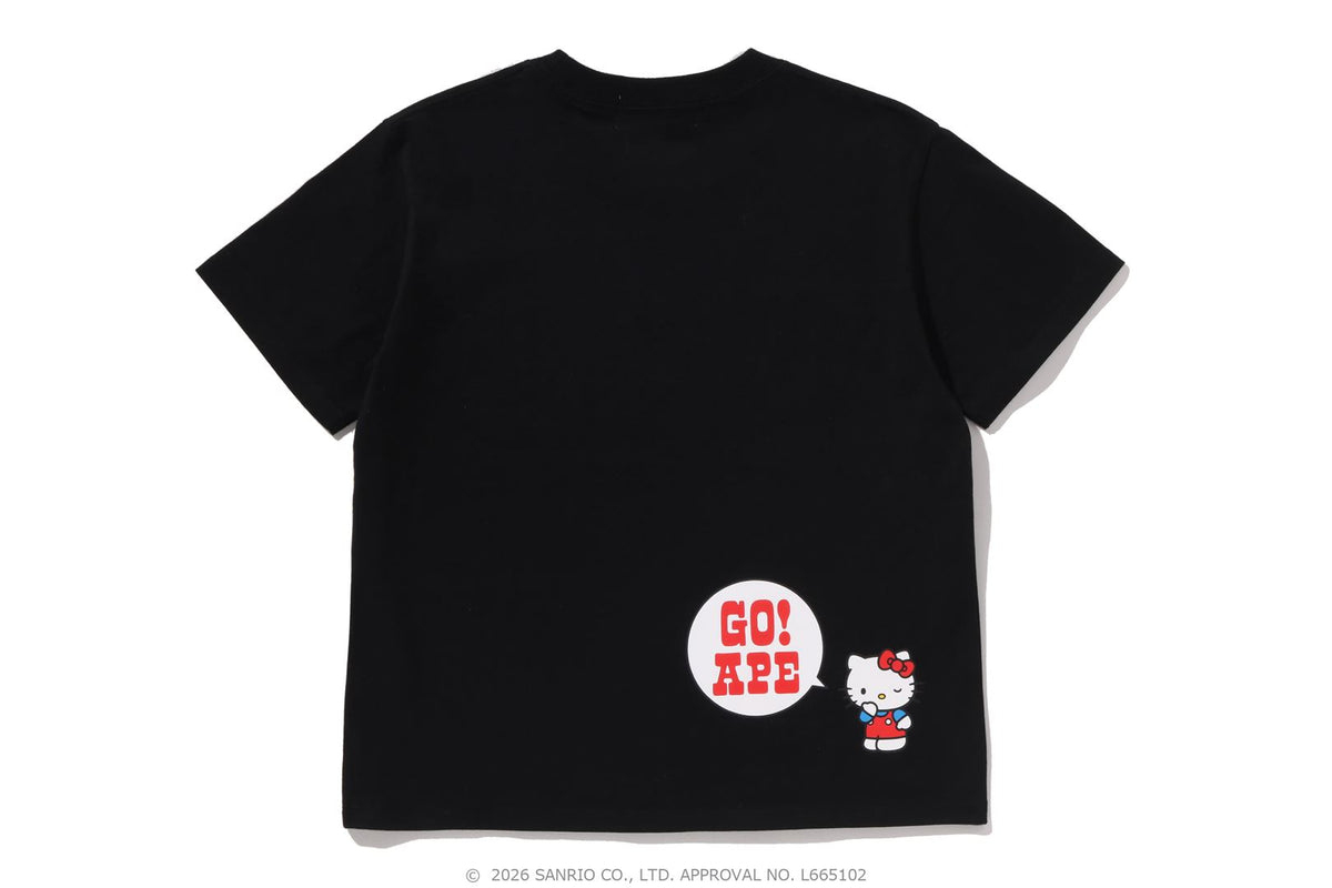 BAPE X HELLO KITTY COLLEGE MINI TEE LADIES
