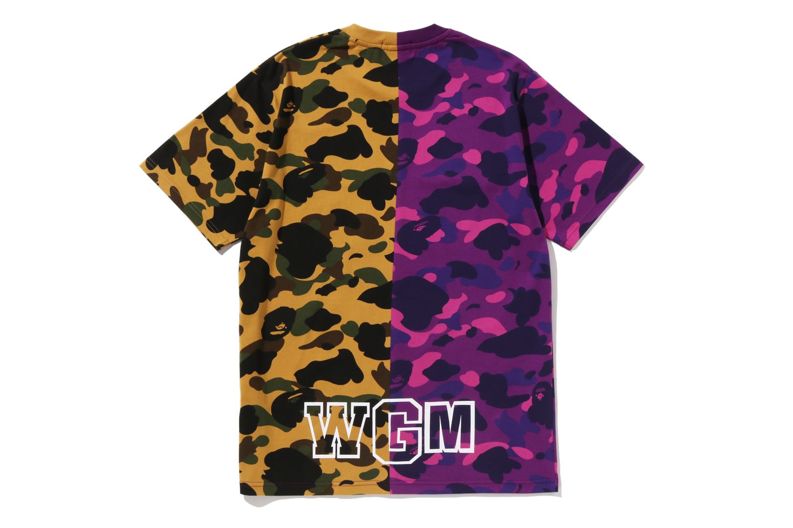 A BATHING APE® Split Camo Shark Tee | Bape official website – uk