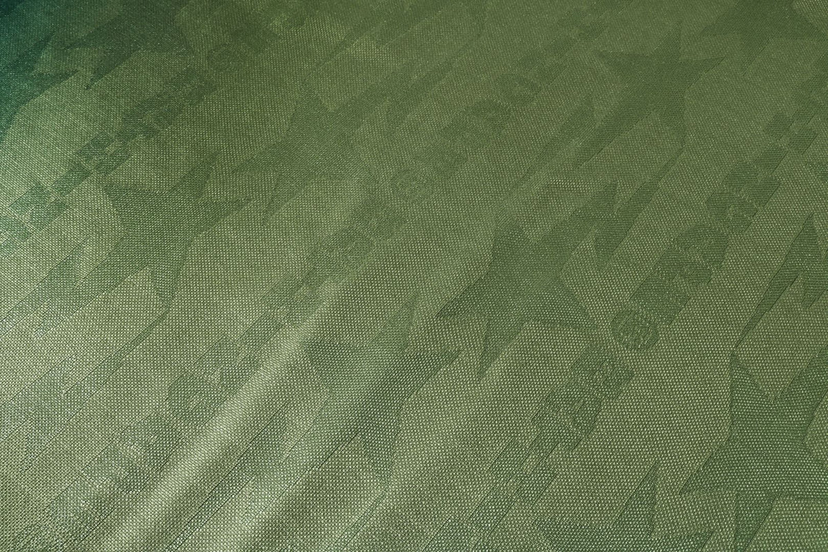 TIE DYE STA STRIPE PATTERN RELAXED FIT FOOTBALL JERSEY TEE