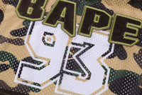 1ST CAMO BAPE CROPPED FOOTBALL TEE LADIES