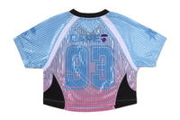 DIP DYE MULTI LOGO MINI TEE LADIES