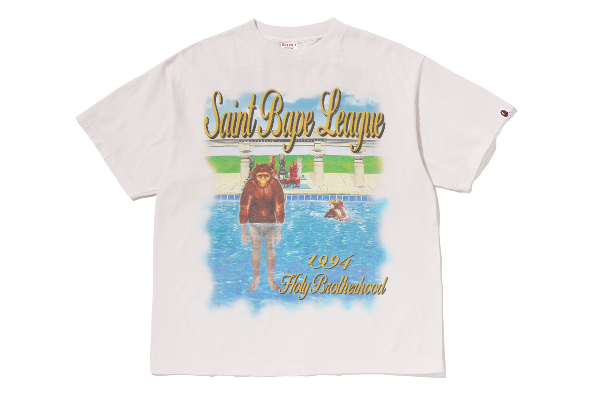 BAPE X SAINT MXXXXXX LEAGUE TEE