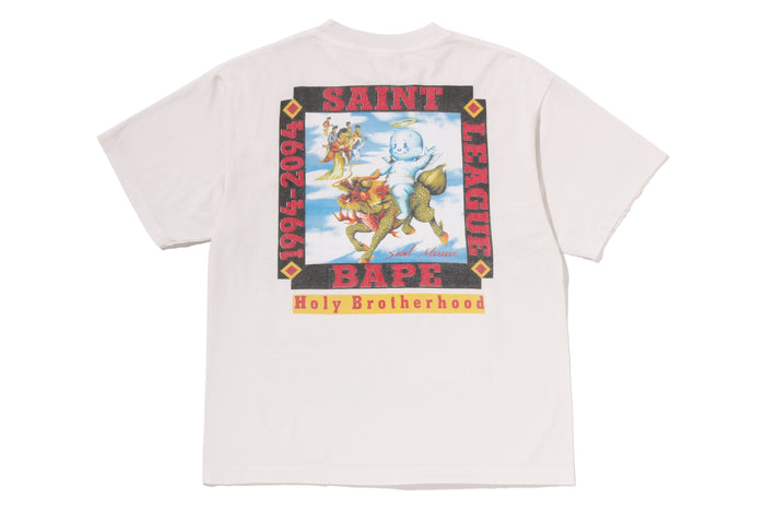 BAPE X SAINT MXXXXXX LEAGUE TEE