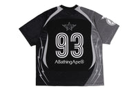 APA FRAME PATTERN MULTI LOGO RELAXED FIT FOOTBALL JERSEY
