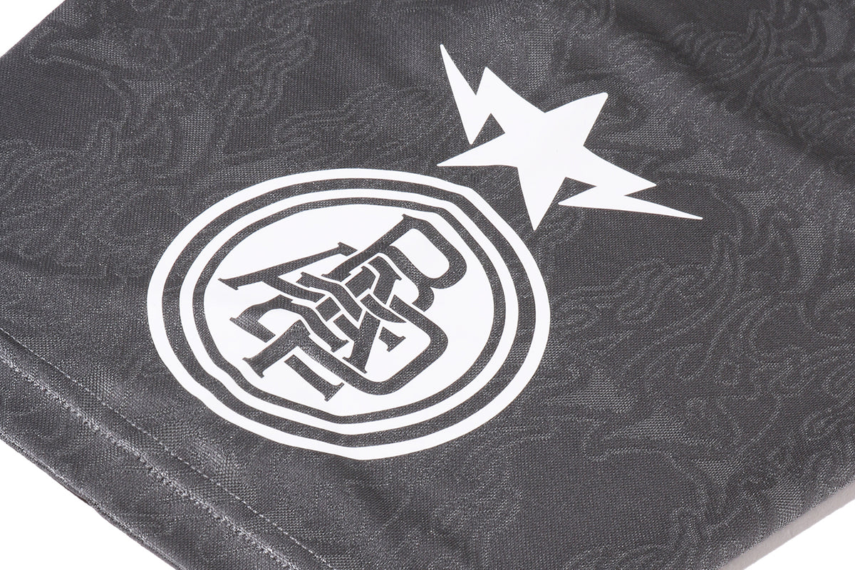 APA FRAME PATTERN MULTI LOGO RELAXED FIT FOOTBALL JERSEY