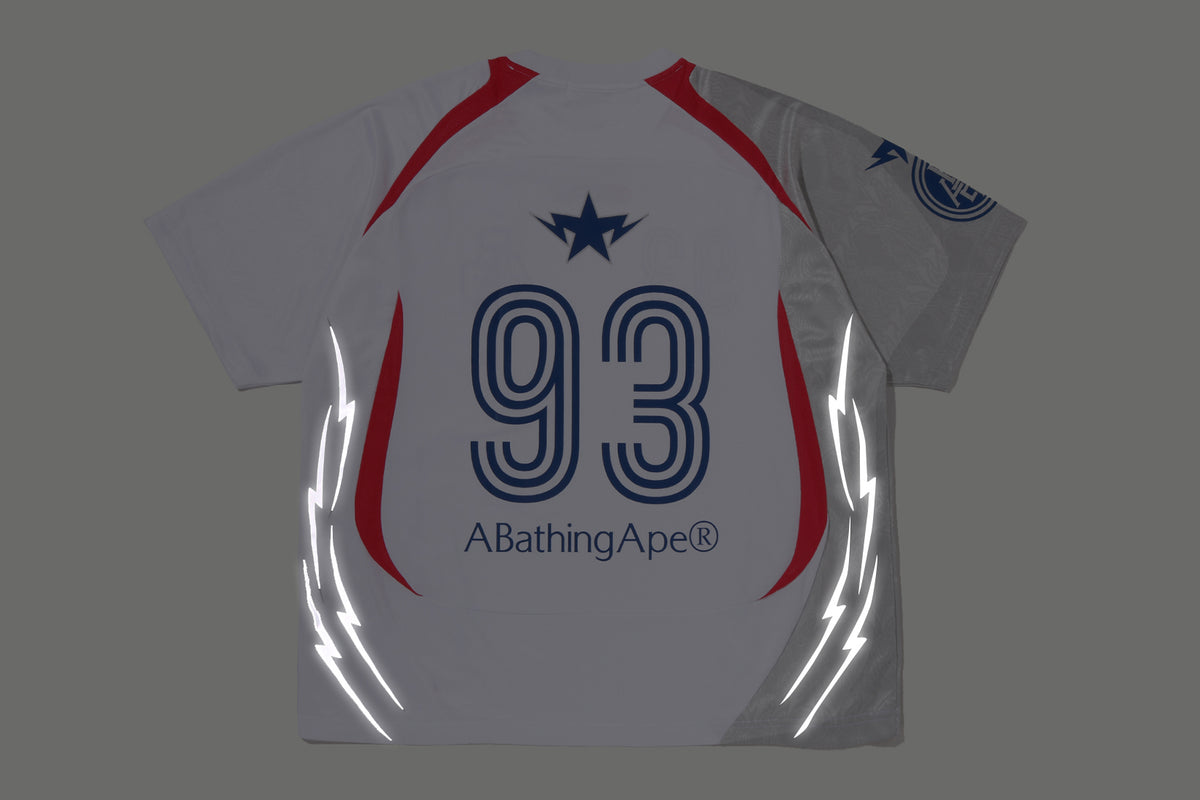 APA FRAME PATTERN MULTI LOGO RELAXED FIT FOOTBALL JERSEY