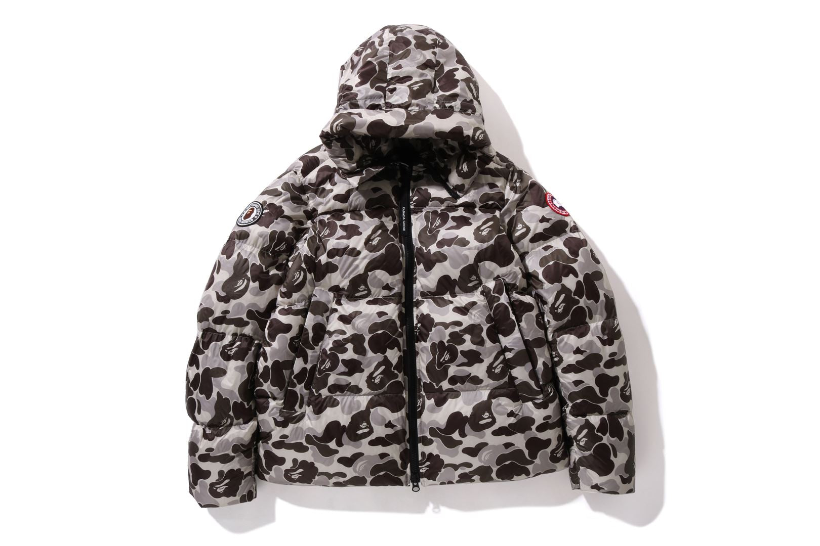 Grey on sale bape jacket