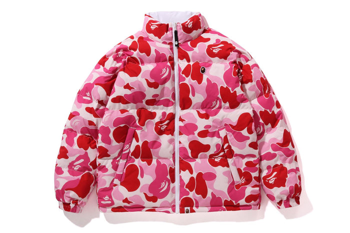 ABC CAMO REVERSIBLE DOWN JACKET RELAXED FIT LADIES