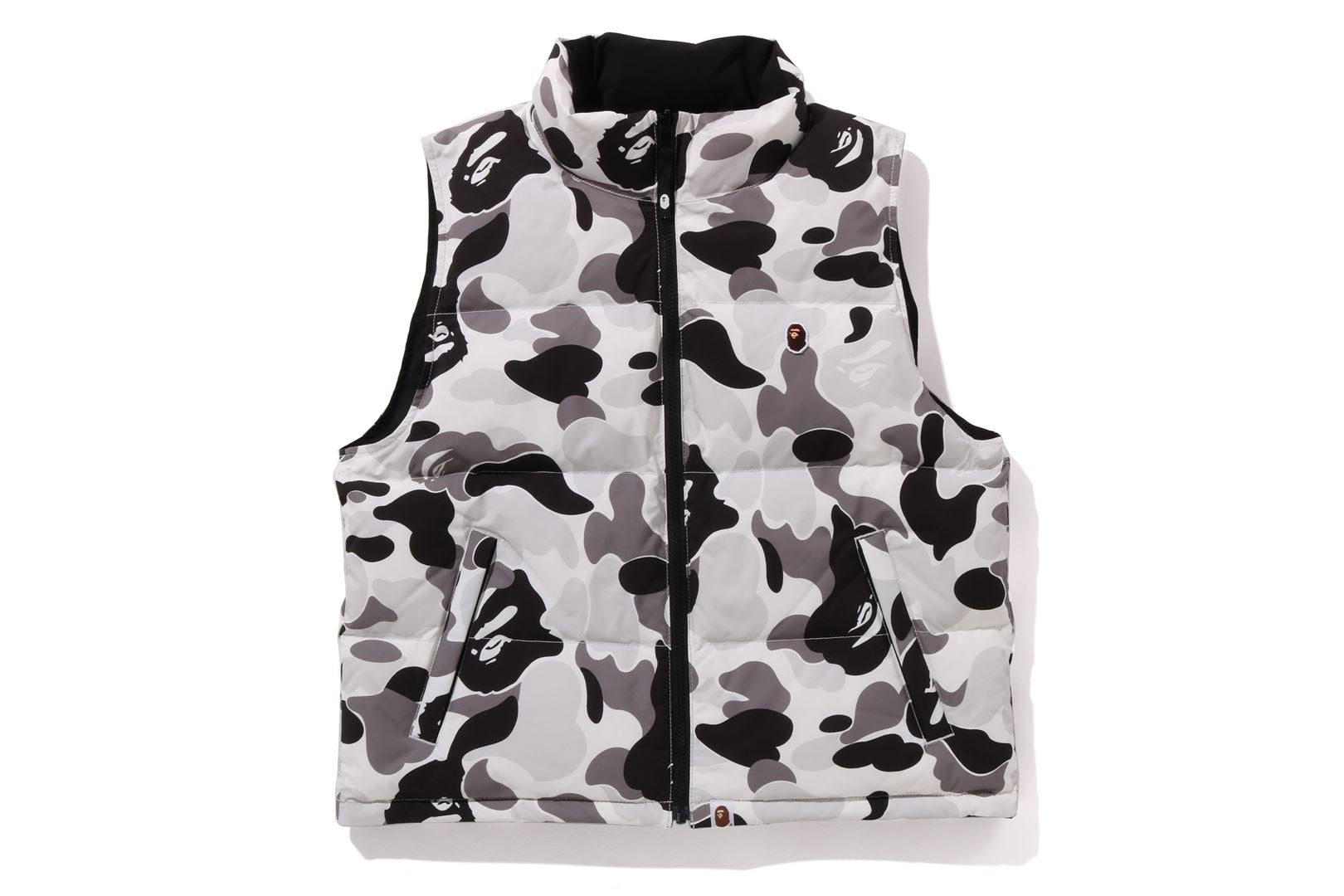 ABC CAMO REVERSIBLE DOWN VEST LADIES – uk.bape.com