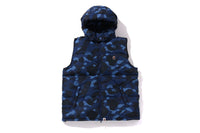 COLOR CAMO DOWN VEST